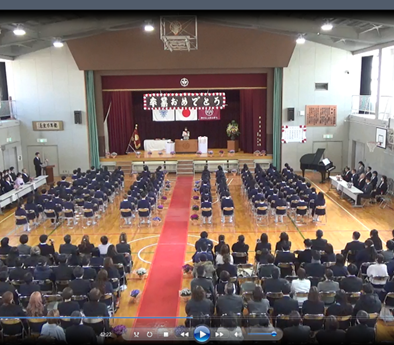学校長式辞