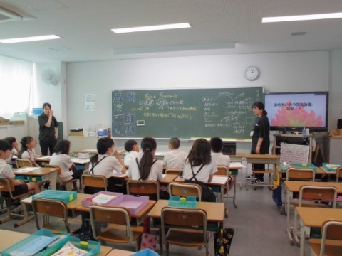 児童会（朝礼）挨拶について