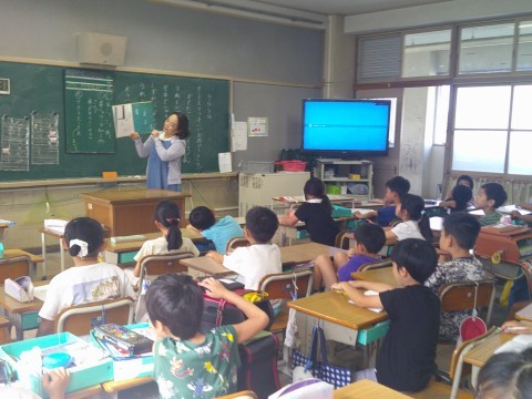 ２組「あっ、ひっかかった」