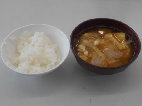 みそしるとごはん