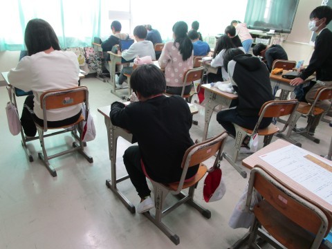 ６－１テスト中