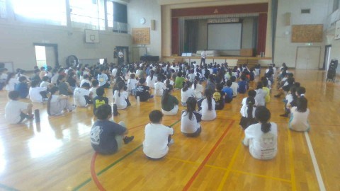 学年集会の様子（1時間目）