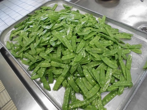 筋を取ったきぬさや