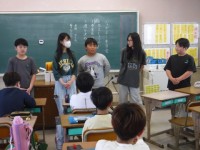 委員長に立候補した子どもたち