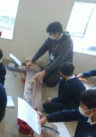 担任の先生も一緒に体験