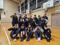 練習終わりに、集合したよ！