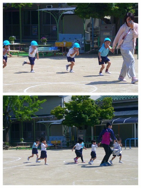 避難の様子