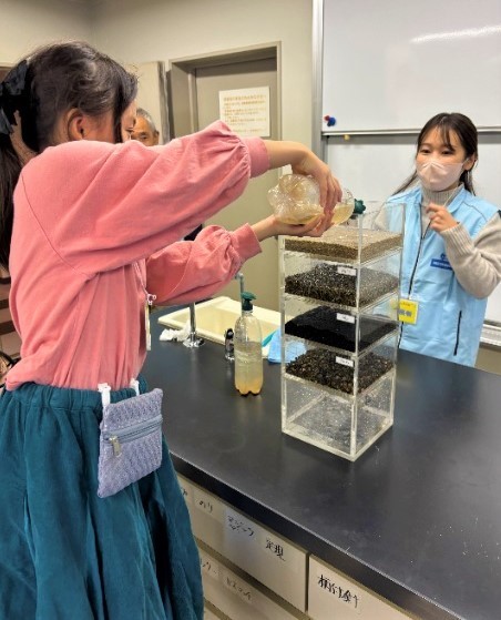 「よごれた水をきれいにする『ろ過』の実験！」１
